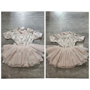 Bundle Of 3 Baby Girl Items 0-3 Months